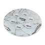Light Marble Design Glass Passover Seder Plate - Embedded Cups - 2
