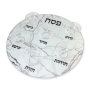 Light Marble Design Glass Passover Seder Plate - Raised Cups - 2