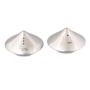 Stainless Steel Round Pyramid Salt and Pepper Set  - 2