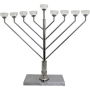 Giant Chabad Metal & Crystal Hanukkah Menorah (55cm) - 1
