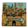 Colorful Decorative Jerusalem Magnet - 1
