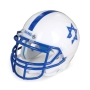Authentic Mini Football Helmet from Schutt Sports with Israeli Flag Design - 4