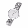 Adi Stainless Steel Women's Watch with White Face and Hebrew Letters - 1