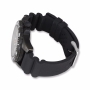 Adi All-Black Analog Army Watch with Line Markers - 2
