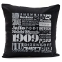 Barbara Shaw Tel Aviv Streets Cushion (Black or White) - 1