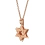 Yaniv Fine Jewelry 18K Gold Bat Mitzvah Star of David Pendant (Variety of Colors) - 6