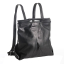 Bilha Bags Black Flora Fold Backpack  - 1