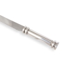 Bier Judaica 925 Sterling Silver Smooth 'Disc' Challah Knife - 2