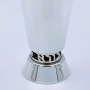 Bier Judaica Handcrafted 925 Sterling Silver Kiddush Cup With "Borei Peri Hagefen" Design - 4