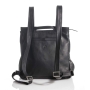 Bilha Bags Black Flora Fold Backpack  - 7