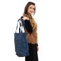 Bilha Bags Crushed Leather Tote Bag – Navy - 3