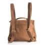 Bilha Bags Rustic Oak Leather Rucksack  - 3