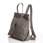 Bilha Bags Taupe Flora Fold Backpack  - 3