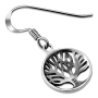Tree of Life Sterling Silver Hanging Earrings  - 2