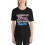 American Mom, Jewish Roots. Fun Jewish T-Shirt (Choice of Colors) - 5