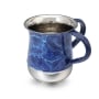 Modern Netilat Yadayim Washing Cup With Marble Motif (Choice of Colors) - 2