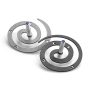 Adi Sidler Anodized Aluminum Double Spiral Dreidel - 7