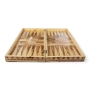 Deluxe Olive Wood Games Set – Chess, Checkers and Backgammon (Choice of Sizes) - 6