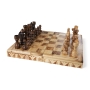Deluxe Olive Wood Games Set – Chess, Checkers and Backgammon (Choice of Sizes) - 3