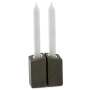 CeMMent Design Grey Concrete Shabbat Candle Holder - 3