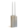 CeMMent Design Large White Concrete Shabbat Candle Holder - 1