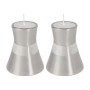 Organic Column: Yair Emanuel Anodized Aluminum Candlesticks - 2