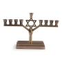 Classic Hanukkah Menorah With Star of David Design - 7