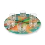 Glass Seder Plate With Creation Design By Jordana Klein - 1
