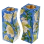  Yair Emanuel Fitted Candlesticks - Lilies - 1