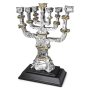 Deluxe Seven-Branched Menorah With Choshen Design - 2