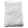 Diamond & Filigree Pattern Satin Embroidered Brit Mila Pillow with Gemstones - 1