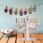 DIY Kids Hanukkah Menorah 3D Craft Set 10+ - 2