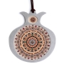 Stainless Steel Pomegranate Business Blessing Wall Hanging - Floral Pomegranates - 1