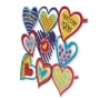 Multicolored Love & Hearts Wall Hanging by Dorit Judaica (Hebrew) - 2