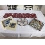 Metal Seder Plate and Matzah Tray Set By Dorit Judaica – Pomegranate Motif - 8