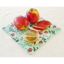 Dorit Judaica Tempered Glass Trivet - Small Pomegranates - 2