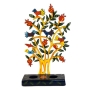 Yair Emanuel Painted Metal Candle Holder  - Pomegranate Tree  - 2
