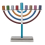 Yair Emanuel Traditional Hanukkah Menorah - Multicolored - 3