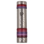 Yair Emanuel Hammered Aluminum Mezuzah Case with Shin (Choice of Colors) - 4