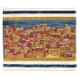 Yair Emanuel Fully Embroidered Cotton Jerusalem Tallit Set - Colorful - 5