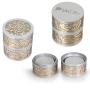Personalized Travel Shabbat Candle Holders from Yair Emanuel - 1