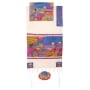 Yair Emanuel Cotton and Hand Painted Silk Tallit - Jerusalem Gate in Color - 1