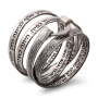 Darkened 925 Sterling Woman of Valor Wrap Ring (Proverbs 31:10-31) - 3