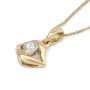 Chic Evil Eye 14K Gold Pendant Necklace With Diamond - 3
