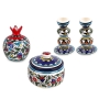 Rosh Hashanah Armenian Ceramic Tableware Gift Box - 2