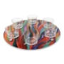 Glass Seder Plate With Burning Bush Design By Jordana Klein - 4