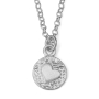 Heart: Solid Sculpted Sterling Silver Pendant Necklace - 1