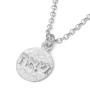 Soulmate: Solid Sculpted Sterling Silver Kabbalah Necklace - 2