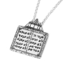 Tablets of the Law Silver Pendant Necklace for Men - 2