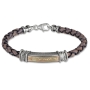 Ani Ledodi: Leather, Gold and Silver Unisex Bracelet (Variety of Colors) - 6